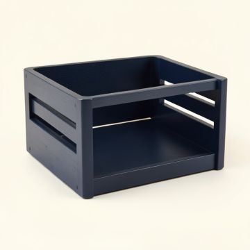 Glen Brook Empty Furniture-Style Pet Crate - Navy (synthetic illustration; no displayed measurements)