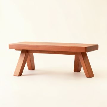 Maple Falls Indoor Bench - Terracotta (synthetic illustration; no displayed measurements)
