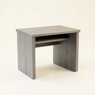 Dune Arc Small Writing Desk - Gray (synthetic illustration; no displayed measurements)
