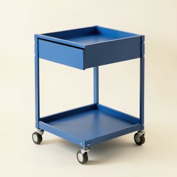 Lake Bluff Empty Rolling Workshop Cart - Blue (synthetic illustration; no displayed measurements)