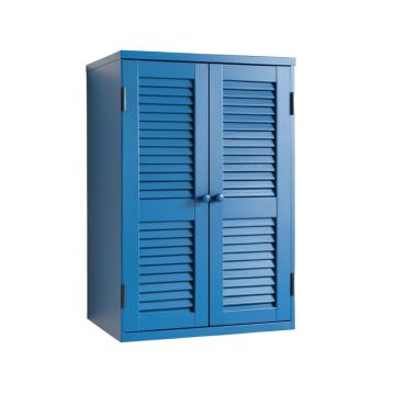 Laurel Bridge Wall-Mounted Laundry Cabinet - Blue