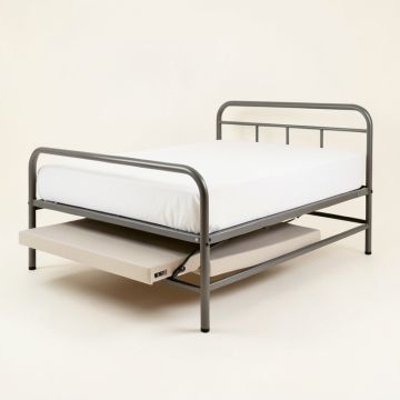 Thetford Metal Daybed With Trundle (synthetic illustration; no displayed measurements)