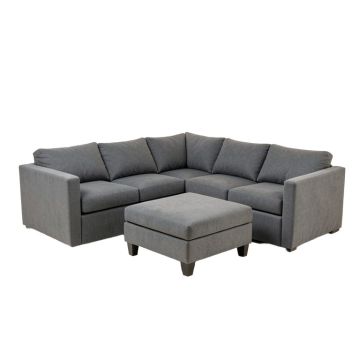 Comstock 81.1 '' Wide Symmetrical Corner Sectional With Ottoman