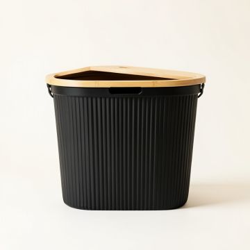 Cove Crossing Laundry Hamper - Black (synthetic illustration; no displayed measurements)