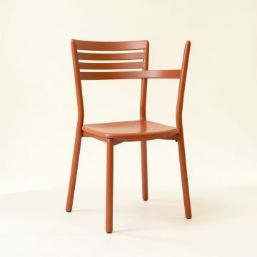 Spruce Bend Dining Chair - Terracotta (synthetic illustration; no displayed measurements)