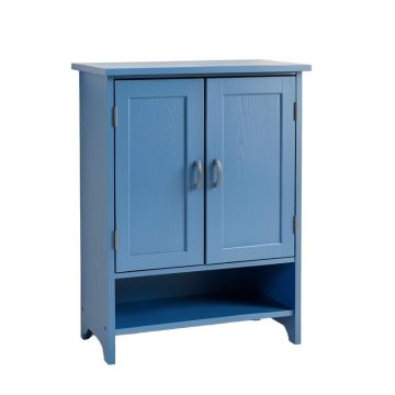 Alder Dale Wall-Mounted Laundry Cabinet - Blue