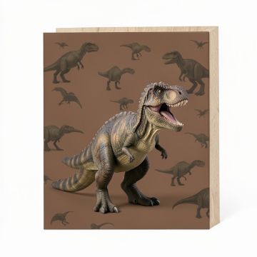 Lifelike Dinosaur Wall Decal (synthetic illustration; no displayed measurements)