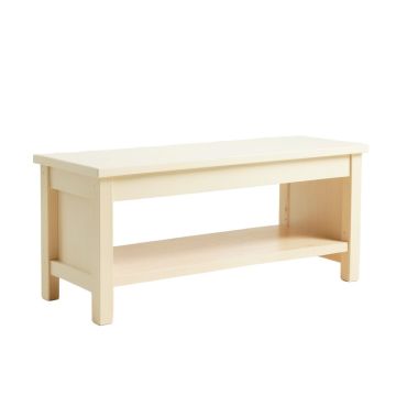 Oak Falls Indoor Bench - Cream