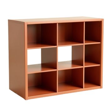 Cove Crest Desktop Shelving Unit - Terracotta