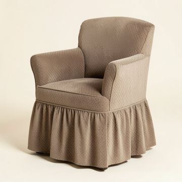 Universal Elastic Chair Covers Bubble Lattice Slipcover With Skirt ( Set Of 4 ) (synthetic illustration; no displayed measurements)