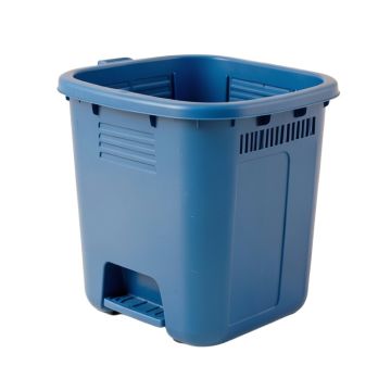 Dune Branch Closed Garden Compost Bin - Blue