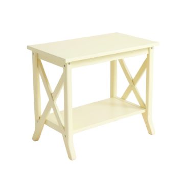 Rowan Crossing Side Table - Ivory