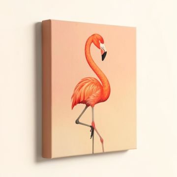 Flamingo Tropicale X Graphic Art On Wrapped Canvas (synthetic illustration; no displayed measurements)