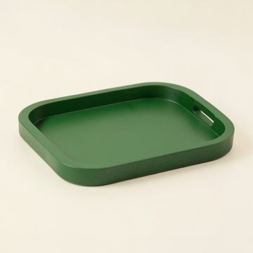 Slate Arc Serving Tray - Green (synthetic illustration; no displayed measurements)