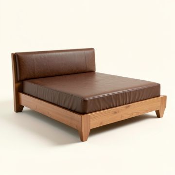 Milano Solid Wood Upholstered Low Profile Platform Bed (synthetic illustration; no displayed measurements)