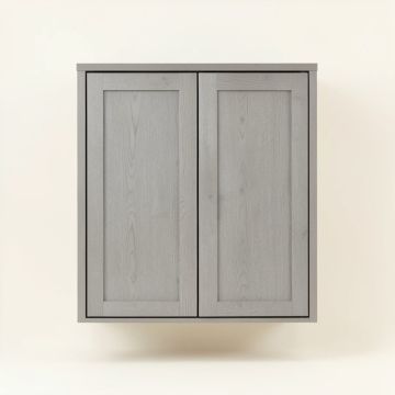 Flint Crossing Wall-Mounted Laundry Cabinet - Gray (synthetic illustration; no displayed measurements)