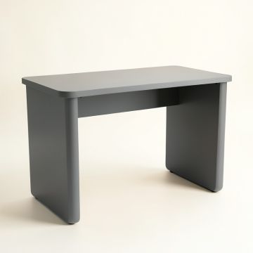 Summit Edge Writing Desk - Gray (synthetic illustration; no displayed measurements)