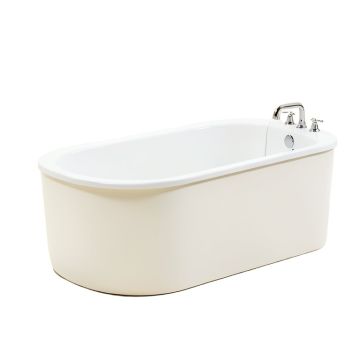 Luxury 71 '' X 30 '' Freestanding Soaking Fiberglass Bathtub
