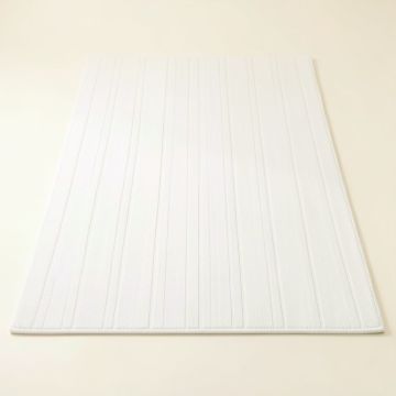 Holly Crest Rectangular Area Rug - White (synthetic illustration; no displayed measurements)