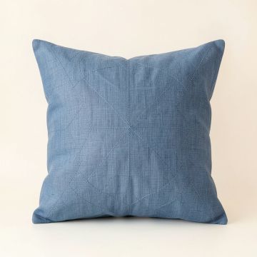 Summit Crest Filled Accent Pillow - Blue (synthetic illustration; no displayed measurements)