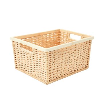 Birch Bluff Empty Storage Basket - Cream