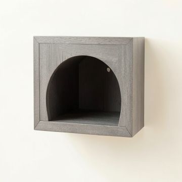 Cove Crest Wall-Mounted Cat Perch - Gray (synthetic illustration; no displayed measurements)