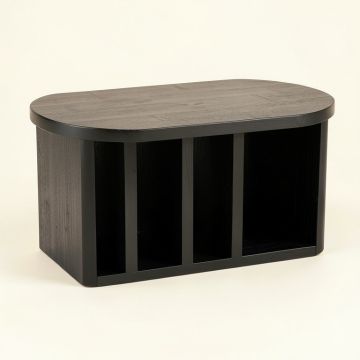 Heath Arc Shoe Storage Bench (synthetic illustration; no displayed measurements)