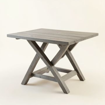 Stone Brook Patio Table - Gray (synthetic illustration; no displayed measurements)