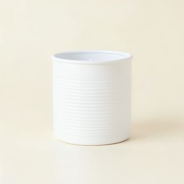 Pine Arc Empty Candle Holder - White (synthetic illustration; no displayed measurements)