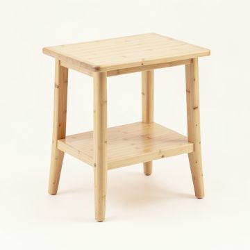 Linden Canyon Side Table - Ivory (synthetic illustration; no displayed measurements)