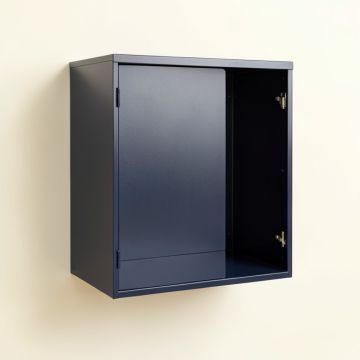 Maple Bridge Wall-Mounted Laundry Cabinet - Navy (synthetic illustration; no displayed measurements)