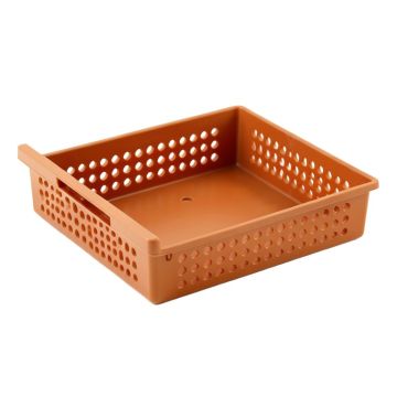 Hill Field Empty Under-Desk Cable Tray - Terracotta