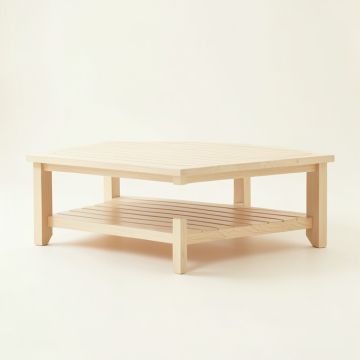 Moss Bluff Coffee Table - Ivory (synthetic illustration; no displayed measurements)