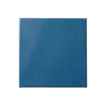 Slate Bend Uninstalled Square Decorative Tile - Blue