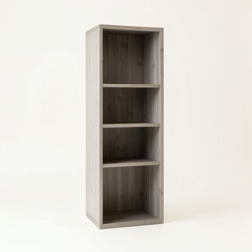 Dune Edge Narrow Cubby Tower - Gray (synthetic illustration; no displayed measurements)