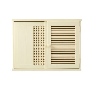 Aspen Brook Wall-Mounted Entry Cabinet - Cream