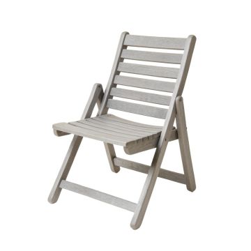 Vale Branch Folding Outdoor Chair - Gray