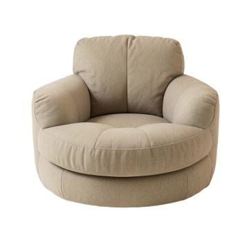 Decker 42 '' Wide Tufted Papasan Chair
