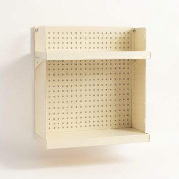 Shore Bridge Empty Wall-Mounted Tool Organizer Panel - Cream (synthetic illustration; no displayed measurements)
