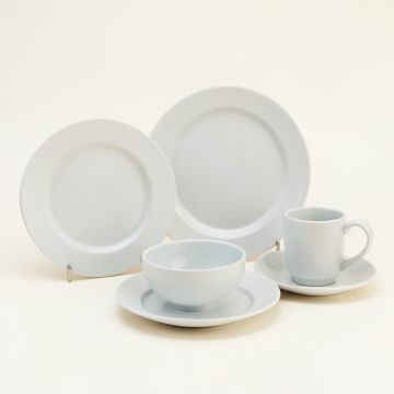 Trend Forward 12 Piece Melamine Dinnerware Set , Service For 4 (synthetic illustration; no displayed measurements)