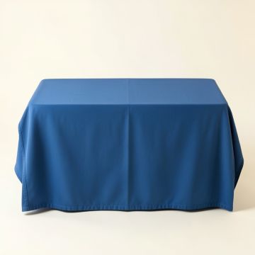 Ridge Bridge Flat Bed Sheet - Blue (synthetic illustration; no displayed measurements)