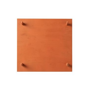 Holly Bridge Empty Wall-Mounted Tool Organizer Panel - Terracotta