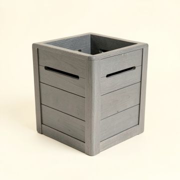 River Canyon Closed Garden Compost Bin - Gray (synthetic illustration; no displayed measurements)