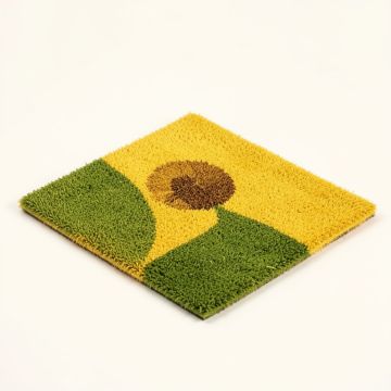 Tavon Sunflower Welcome 30 In . X 18 In . Non-Slip Outdoor Door Mat (synthetic illustration; no displayed measurements)