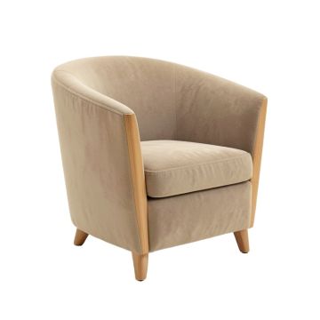 Molinari 31 '' Wide Swivel Barrel Chair