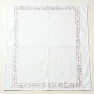 Clay Brook Rectangular Area Rug - White (synthetic illustration; no displayed measurements)