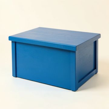 Cove Bluff Low Toy Storage Unit - Blue (synthetic illustration; no displayed measurements)