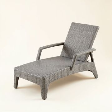 Shore Dale Outdoor Lounge Chair - Gray (synthetic illustration; no displayed measurements)
