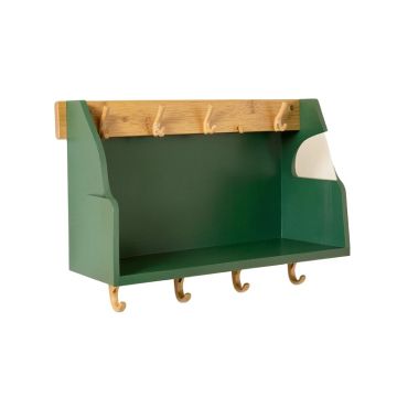 Fern Crossing Wall-Mounted Entryway Organizer Shelf - Green
