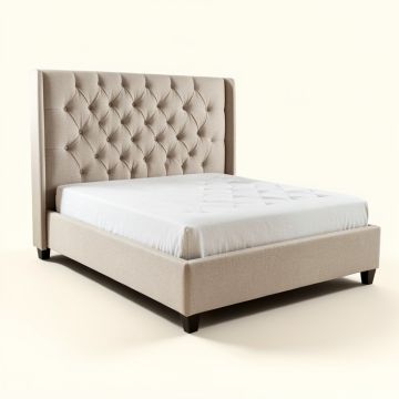 Roulers Tufted Upholstered Low Profile Standard Bed (synthetic illustration; no displayed measurements)
